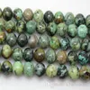 189pcs / lot 6 mm perles turquoises africaines pierre perles rondes en vrac pierres semi-précieuses naturelles bijoux à bricoler soi-même Making255J