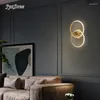 Lâmpada de parede moderna luz LED interior família iluminação corredor sala de estar quarto jantar cozinha