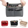 Whole Felt Purse Insert Organizer Portable Cosmetic Bag Fit for Handbag Tote Various Bag Multifunction travel Lady Travel M3235B