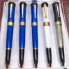 High quality Luxury Ballpoint Pen Special Edition Lucky Star classic Blue White Black metal stationery Writing Smooth office schoo234b