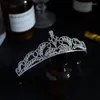 Hair Clips Sparkling Tiaras Crowns For Brides Zircon Crystal Wedding Hairbands Bridals Accessories Headpieces