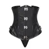 Bustiers Corsets Costume Basque Clubwear Gothique Femme Acier Steampunk Corset Top Underbust Plus Size291g