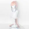 Game Genshin Impact Kokomi Cosplay Wig Long Light Pink Blue Heat Resistant Synthetic Hair s Cap Y0913256c