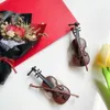 Mini Violin Cell Phone Grip Tok Korea Holder Stand Ring For iPhone Table Accessories Griptok Mobile Phone Bracket Hand Support L230619