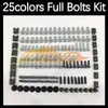 268PCS Kit Completo de Parafusos de Corpo MOTO Para YAMAHA TZR-250 3MA TZR250 TZR 250 88 89 90 91 1988 1989 1990 1991 Carenagem de Motocicleta2685