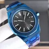 Relógio masculino automático movimento mecânico relógios 42mm safira negócios relógios de pulso montre de luxo presentes para homem azul