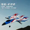 Modèle d'avion SG F22 4K RC Avion 3D Stunt Plane Modèle 2 4G Télécommande Fighter Glider Électrique Rc Jouets Pour Enfants Adultes 230719