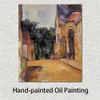 Paysage abstrait peinture à l'huile sur toile ferme à Montgeroult Paul Cezanne oeuvre contemporaine décoration murale