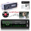 Bluetooth Car Radio MP3プレーヤー1 DIN IN DASH 12VオーディオステレオFM AUX USB WMA3186