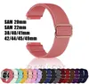 Correas de banda de reloj inteligente de nylon elástico Est 20 mm 22 mm para teléfonos Samsung Huawei Galaxy Active 2 3 Gear S3 S2 46 mm R800 Sport 42 mm R815 Bandas de pulsera de correa de reloj