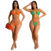 Robes de travail jupes ensembles femmes été impression numérique robe en maille irrégulière bikini surjupe trois pièces ensemble pour les vacances au bord de la mer