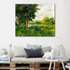 Modern Abstract Canvas Art Landscape Paul Cezanne Handmade Oil Painting Contemporary Wall Decor