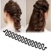 Hårtillbehör Kvinnor Magic Braiding Curler Styling Hårnål Holding Braiders Pull Needle Ponytail DIY TOOL3083