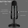 الميكروفونات USB Microphone Professional MIC للكمبيوتر كمبيوتر الكمبيوتر المحمول تسجيل الاستوديو الغناء لعبة دفق ميكروفون البث المباشر