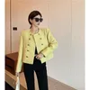 Vestes femme petit parfum manteau court femme 2023 automne coréen Chic tempérament all-match veste élégant haut pour femme