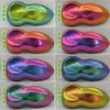 Glitter per unghie 25gBag Chameleon Color Shifting Epoxy Resin Pigment Change Mica Powder 230719