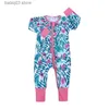 Jumpsuits Kids Tales Kinderkleidung Ins Baby Body Doppelreißverschluss Baby Frühling und Herbst Strampler Neugeborene Oberbekleidung T230720