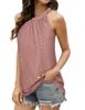 Women's T Shirts Casual Summer Sleeveless Blouses For Women Fashion 2023 Elegant Loose Tank Tops Lady Solid Pullover Tunic