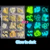 Stickers Decals 50 handmade jewelry Kawaii nail art charm stickers per box 3D acrylic henna 230718