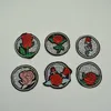 12pcs Rhinestone Rose Sew-On Iron-On Patches Patch Patch Patch Craft for Bad Bag Cloths240p