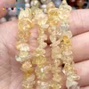 Otros citrinos naturales irregulares, piedra de cristal amarillo, cuentas espaciadoras sueltas para la fabricación de joyas, pulseras DIY, accesorios, todo 15278c