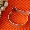 Utensili da cucina natalizi a forma di testa di gatto intero in lega di alluminio fondente biscotto torta taglierina stantuffo Sugarcraft B01371926