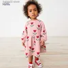 Girl's Dresses Little Maven Girls' Long Sleeve Guard Dress Pure Cotton Children's Dress New Cute Girls' Dress T230720