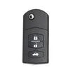 Folding Remote key Car Starter 3 Button 433MHz 4D63 Chip for Mazda3406