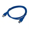 10pcs 3ft 1M Blue USB 3 0 Тип A Мужчина для мужчин 5 Гбит / с SuperSpeed ​​Extension Cable321K