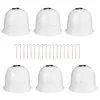 12 6pcs 10 Reusable Plastic Greenhouse Garden Cloche Dome Plant Covers Frost Guard ze Protection 210615329g