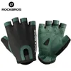 Fahrradhandschuhe ROCKBROS New Rennrad MTB Handschuhe Mikrofaser Verschleißfest Gym Training Fingerss Handschuh Halbfinger Fahrrad Fahrradausrüstung HKD230720