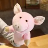 Puppets 2030Cm Pink Rabbit Stuffed Animals Plush Toys Hobbies Doll 230719