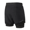 Motorkleding 2-in-1 heren hardloopshorts met ritszakken Sneldrogend Oefening Voor Training Gym Workout Zomer Korte Homme 2023