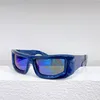 Sonnenbrille für Männer und Frauen, Designer-074-Stil, Anti-Ultraviolett, Retro-Platte, ovaler Rahmen, zufällige Box 1074