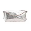 Avondtassen Grote Capaciteit Enkele Schoudertas Dames in Niche Ontwerp Veelzijdige Zomer Crossbody Getextureerde Diamanten Grille Onderarm 230704