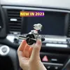 Car Air Freshener Anime character Cute Card Pilot Car Aromatherapy Air Outlet Rotating Small Aircraft Silicone Clip perfume Car Fragrance x0720