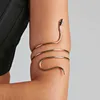 Manchette de bras de serpent pour femmes Hippop Armlet Bracelet pour filles et femmes Punk Snake Arm Cuff Jewelry L230704