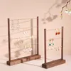 Sieraden Zakjes Tassen Organizer Opslag Oorbel Display Stand Hout Sets Voor Vrouwen Sieraden Maken Benodigdheden Ketting Holder227o