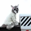 Tender Cat Dog Sweater Outerwears Fashion Designer Schnauzer Persian Cat Hairless Cat Pet Dog Sweater Coats