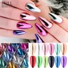 Nail Glitter 23pc Set Magic Mirror Metal Powder Cromo Pigmento Gel Pulido Rose Gold Sliver Accesorios Polvo CHMCB01241 230719