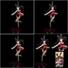 Action Toy Figures 24Cm Date A Live Tokisaki Kurumi Sexy Bunny Girl Figurine Pvc Figure Collectibles Poupée Modèle Ornements Jouets Gif Dhcp9