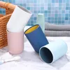 Bath Accessory Set 4 Pcs Washing Cup Bathroom Mugs Tumbler Cups Tooth Plastic Mouthwash Pp Student