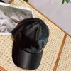 Luxus Designer Baseball Cap Marke Pin Leder Kappe Männer Frauen Casual Hüte Outdoor Cool Sonnenhut Breite Krempe Hüte Unisex casquette