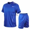 Men's Tracksuits 2020 Quick Dry Sports suits Comes Men's Running Set gym Fitness Clothing Summer Men Football Set Uniforms Sportswear J230720