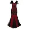 Dresses Woman Party Night V-Neck Appliques Elegant Cocktail Dresses Evening Gowns for Women