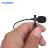 Microphones 3.5 Mm Omnidirectional Microphone Clip Portable 1.5m Wired Condenser Clip-on Lapel Mic Mini Audio For Phone