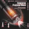 Masturbators Automatic oral sex suction Masturbator Machine for Men Thrushing Heating Masturbation Cup Male Real Vagina Sex Toys for Adult 18 230719