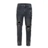 Dueweer Swag, вымытый разрушенные джинсовые джинсы на колене байкерские джинсы Men Men Trend Fashion Splash Чернильные джинсы брюки для Men3185