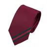 Vino europeo e americano cravatta rossa personalità striscia diagonale abbinata a colori insetto abbigliamento formale accessori business casual unise228s