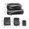 Borse portaoggetti 3PCS Borsa da viaggio ComprWatessible Imballaggio pieghevole Valigia Erproof Portatile con borsa Organizer per bagagli di grande capacità